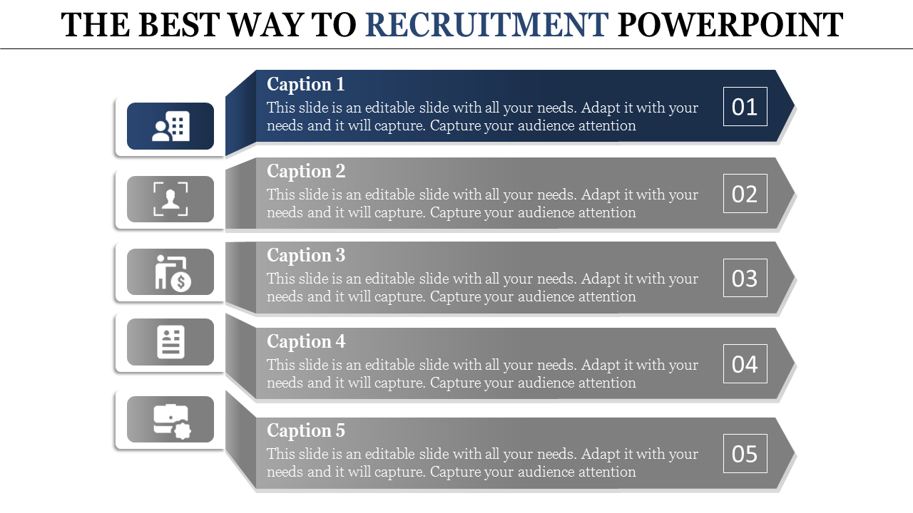 Radiant Recruitment PowerPoint Presentation for PPT and Google Slides